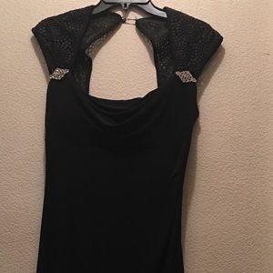 Black formal dress